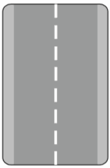 Soru 11 görseli: Şekildeki yol çizgisinin anlamı nedir?